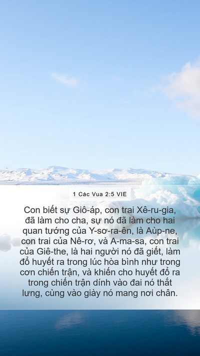 1 Các Vua 2:5 VIE Bible Verse Image
