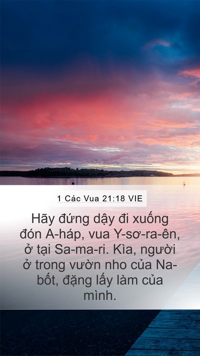 1 Các Vua 21:18 VIE Bible Verse Image