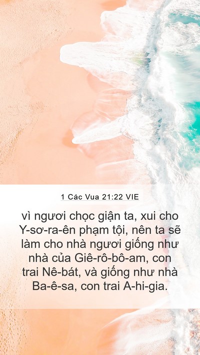 1 Các Vua 21:22 VIE Bible Verse Image