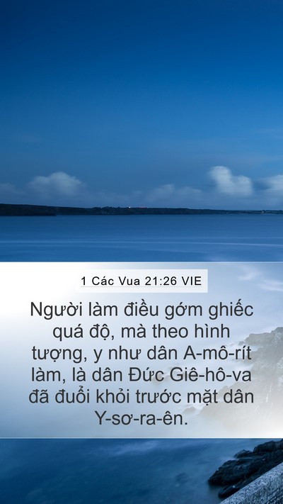 1 Các Vua 21:26 VIE Bible Verse Image