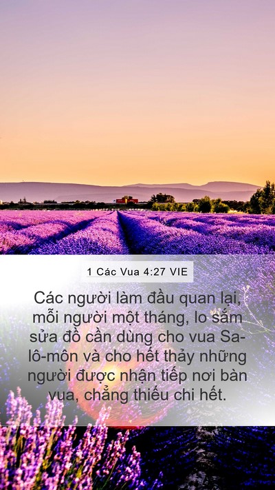 1 Các Vua 4:27 VIE Bible Verse Image