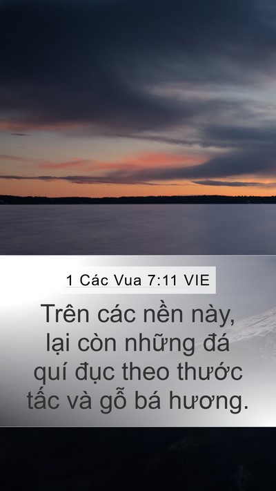 1 Các Vua 7:11 VIE Mobile Phone Wallpaper - Trên các nền này, lại còn những đá - Mobile Bible Verse Wallpaper