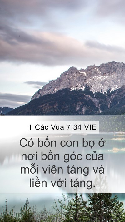 1 Các Vua 7:34 VIE Mobile Phone Wallpaper - Có bốn con bọ ở nơi bốn góc của - Mobile Bible Verse Wallpaper