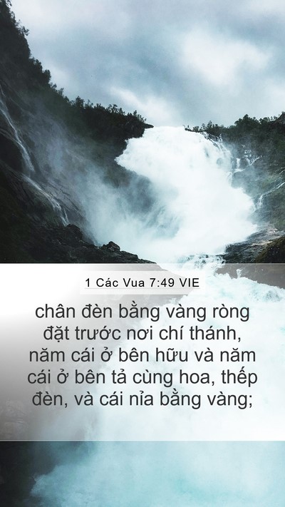 1 Các Vua 7:49 VIE Bible Verse Image