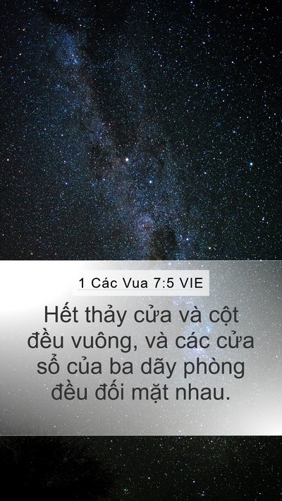 1 Các Vua 7:5 VIE Bible Verse Image