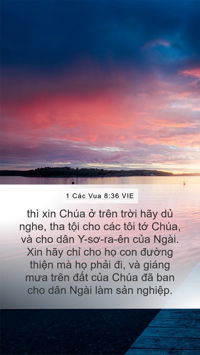 1 Các Vua 8:36 VIE Bible Verse Image