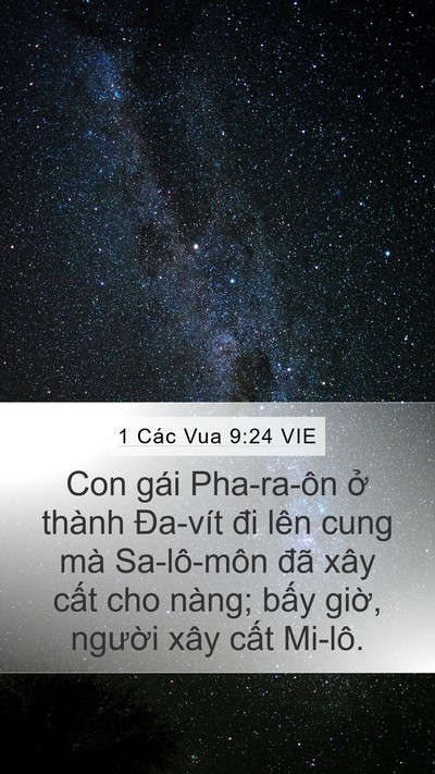 1 Các Vua 9:24 VIE Bible Verse Image