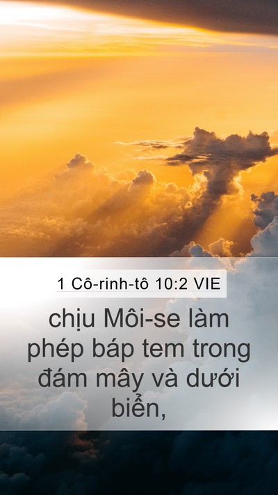 1 Cô-rinh-tô 10:2 VIE Bible Verse Image
