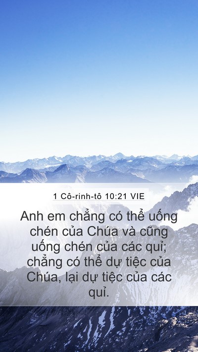 1 Cô-rinh-tô 10:21 VIE Bible Verse Image