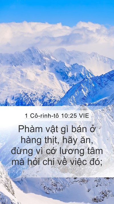 1 Cô-rinh-tô 10:25 VIE Bible Verse Image