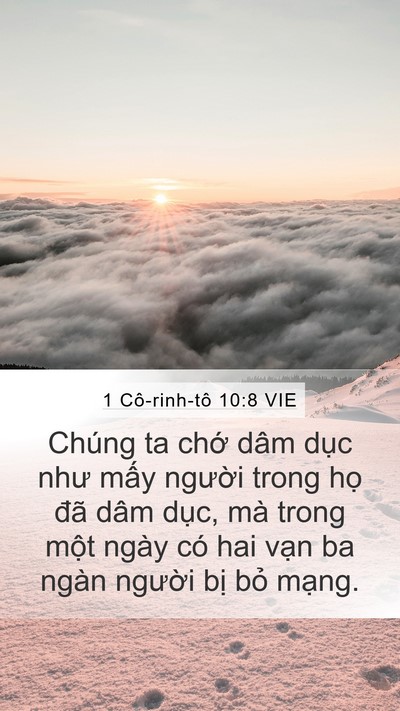 1 Cô-rinh-tô 10:8 VIE Bible Verse Image