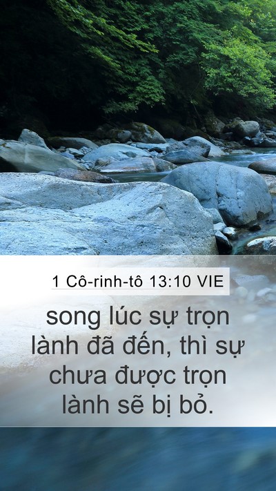 1 Cô-rinh-tô 13:10 VIE Bible Verse Image