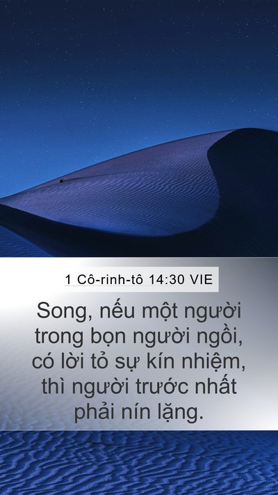 1 Cô-rinh-tô 14:30 VIE Bible Verse Image