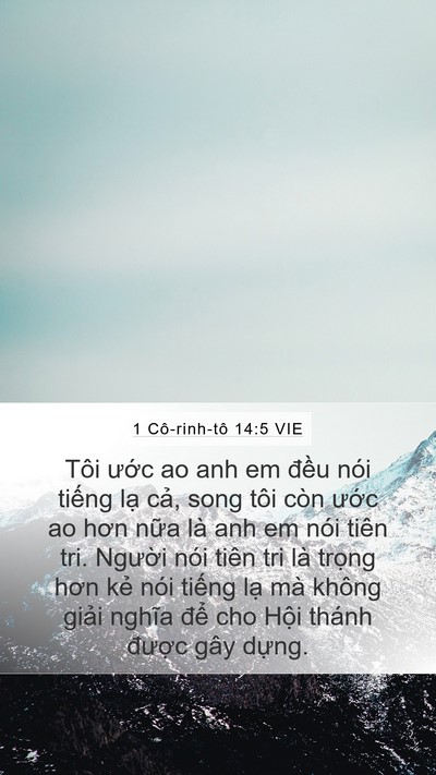 1 Cô-rinh-tô 14:5 VIE Bible Verse Image