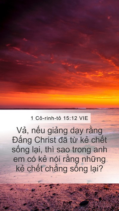 1 Cô-rinh-tô 15:12 VIE Bible Verse Image