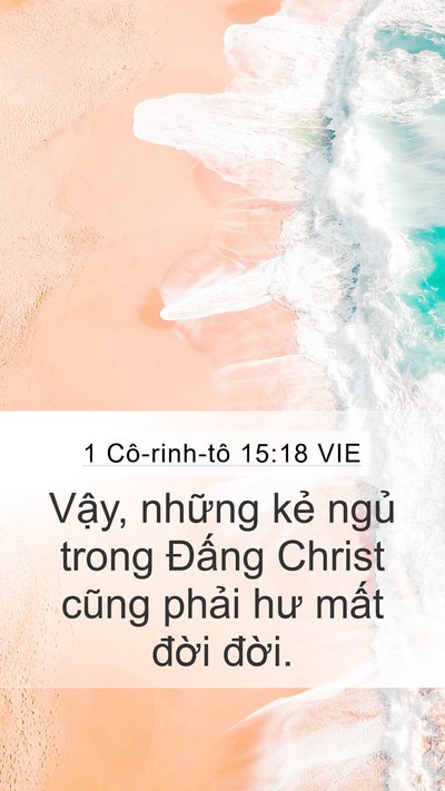 1 Cô-rinh-tô 15:18 VIE Bible Verse Image