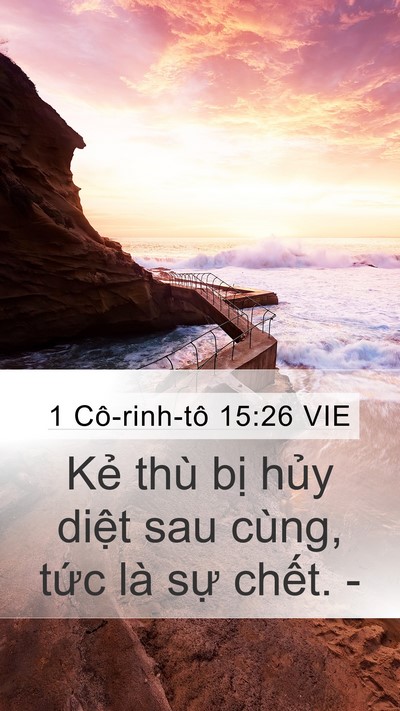 1 Cô-rinh-tô 15:26 VIE Bible Verse Image