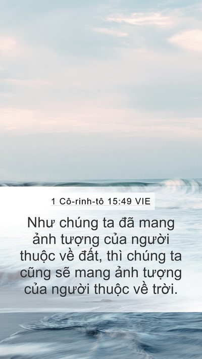 1 Cô-rinh-tô 15:49 VIE Bible Verse Image