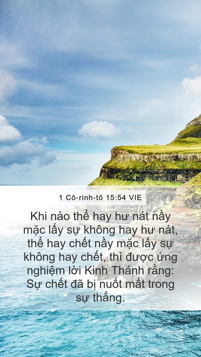 1 Cô-rinh-tô 15:54 VIE Bible Verse Image