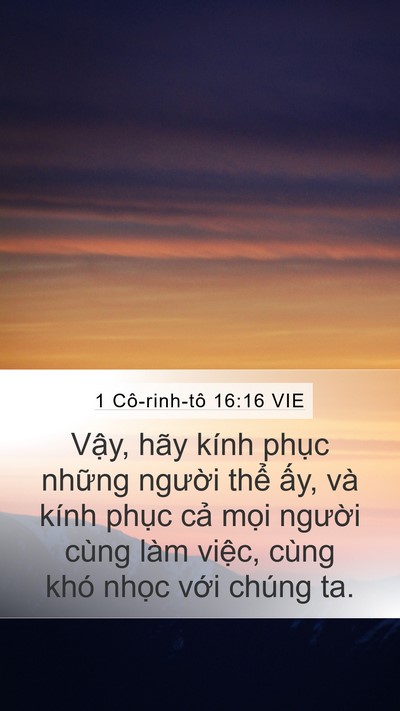 1 Cô-rinh-tô 16:16 VIE Bible Verse Image