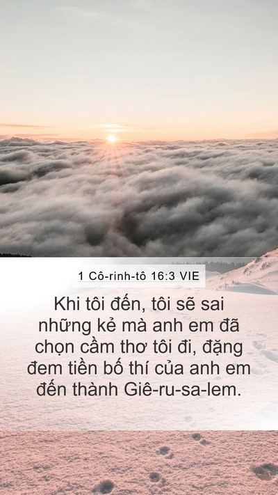 1 Cô-rinh-tô 16:3 VIE Bible Verse Image