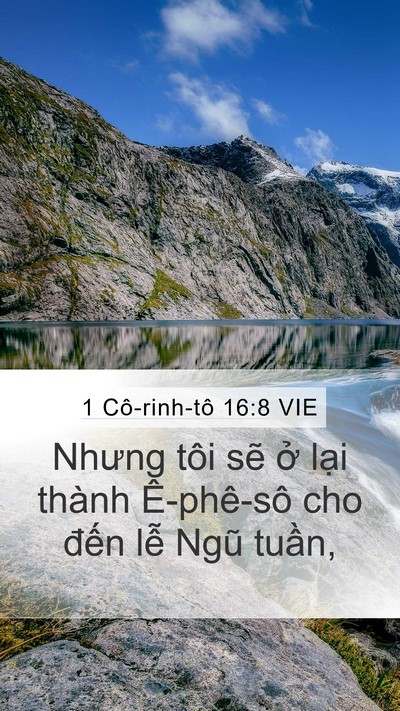 1 Cô-rinh-tô 16:8 VIE Bible Verse Image