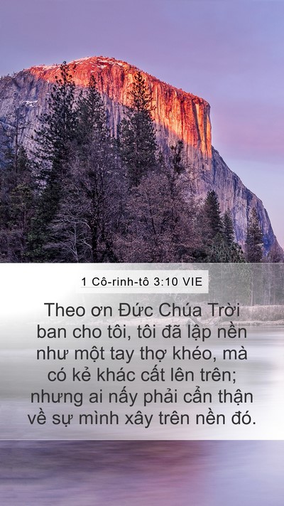 1 Cô-rinh-tô 3:10 VIE Bible Verse Image
