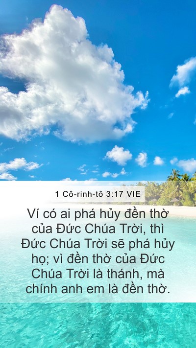 1 Cô-rinh-tô 3:17 VIE Bible Verse Image