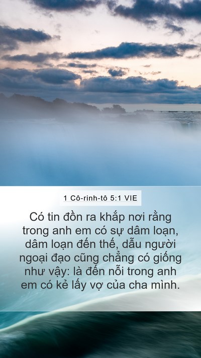 1 Cô-rinh-tô 5:1 VIE Bible Verse Image