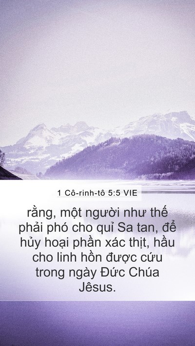 1 Cô-rinh-tô 5:5 VIE Bible Verse Image