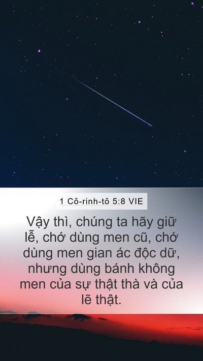 1 Cô-rinh-tô 5:8 VIE Bible Verse Image