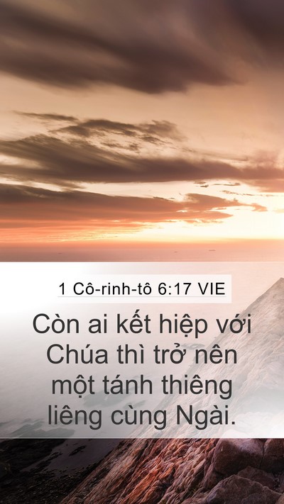 1 Cô-rinh-tô 6:17 VIE Bible Verse Image