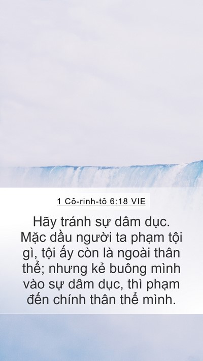 1 Cô-rinh-tô 6:18 VIE Bible Verse Image