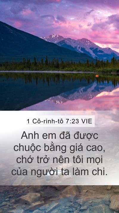 1 Cô-rinh-tô 7:23 VIE Bible Verse Image