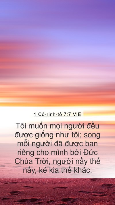 1 Cô-rinh-tô 7:7 VIE Bible Verse Image