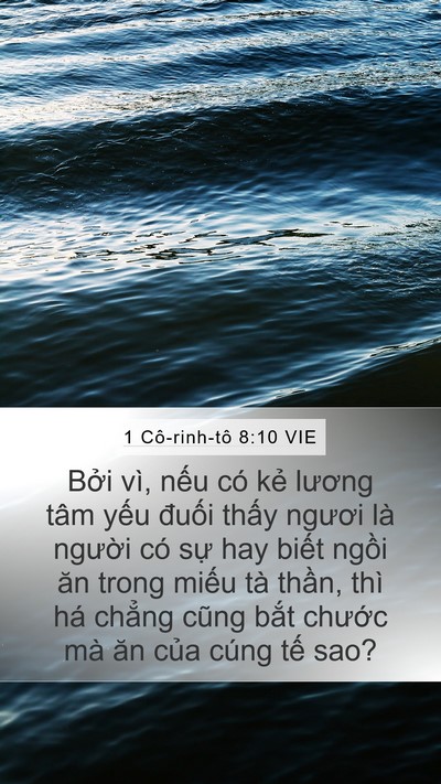 1 Cô-rinh-tô 8:10 VIE Bible Verse Image
