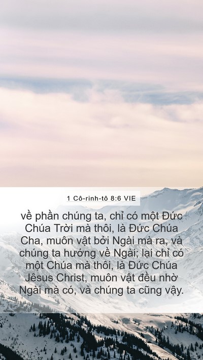 1 Cô-rinh-tô 8:6 VIE Bible Verse Image