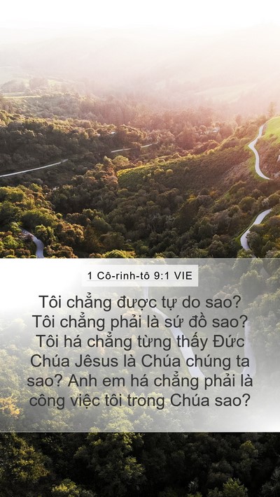 1 Cô-rinh-tô 9:1 VIE Bible Verse Image