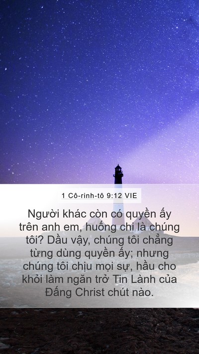 1 Cô-rinh-tô 9:12 VIE Bible Verse Image