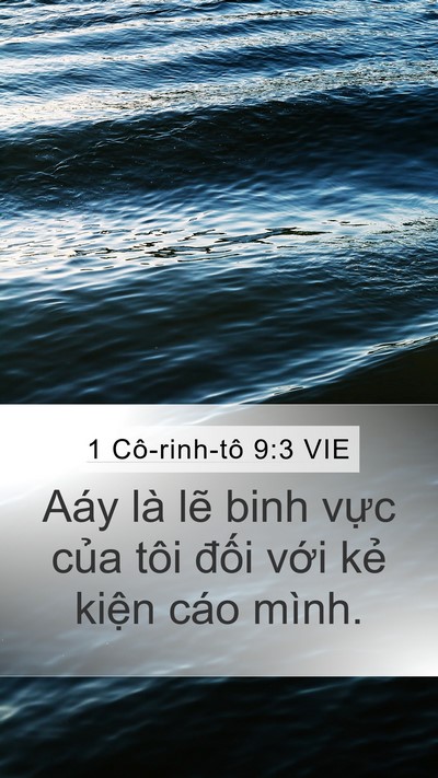 1 Cô-rinh-tô 9:3 VIE Bible Verse Image