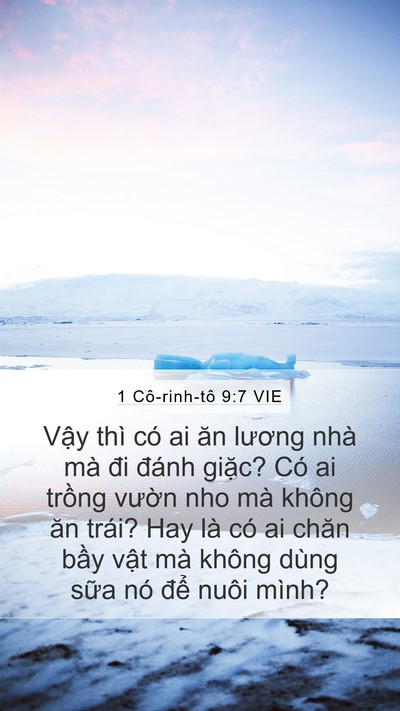 1 Cô-rinh-tô 9:7 VIE Bible Verse Image