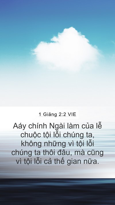 1 Giăng 2:2 VIE Bible Verse Image