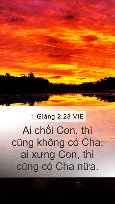1 Giăng 2:23 VIE Bible Verse Image