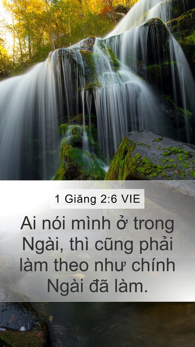1 Giăng 2:6 VIE Bible Verse Image