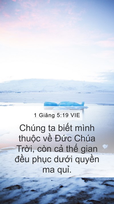 1 Giăng 5:19 VIE Bible Verse Image