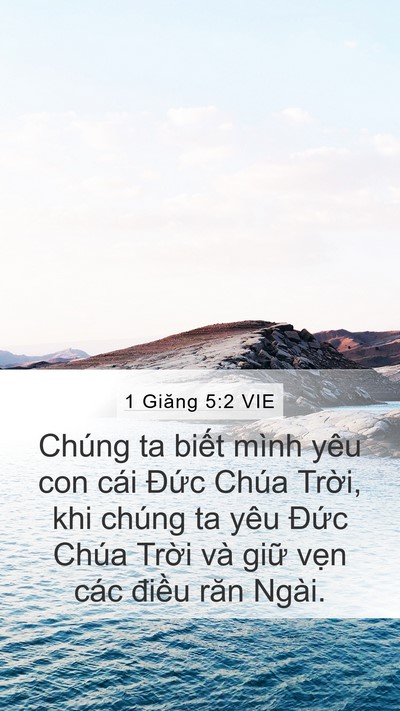 1 Giăng 5:2 VIE Bible Verse Image