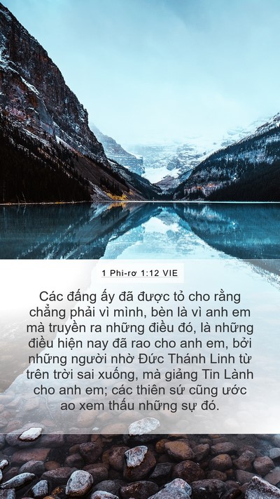 1 Phi-rơ 1:12 VIE Bible Verse Image