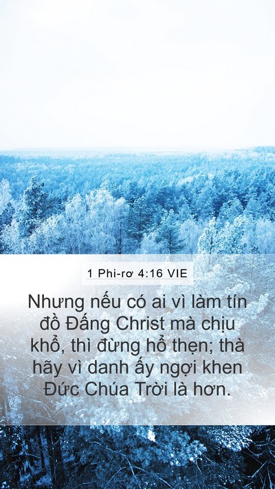 1 Phi-rơ 4:16 VIE Bible Verse Image
