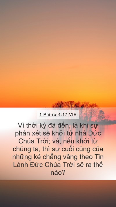 1 Phi-rơ 4:17 VIE Bible Verse Image