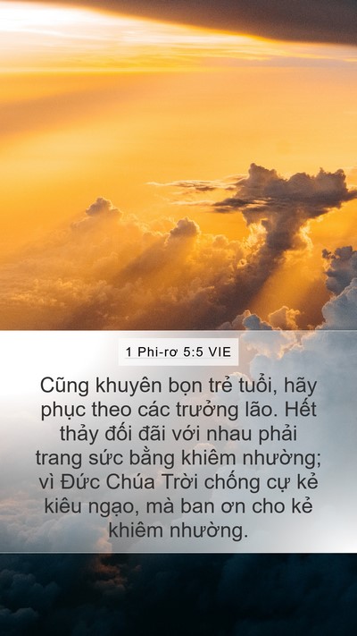 1 Phi-rơ 5:5 VIE Bible Verse Image